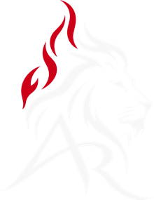 Adams Rivera lion and AR mark